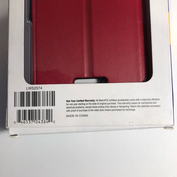 MetroPCS Alcatel Fierce 4 Folio ProtectiveWallet - Picture 6 of 8